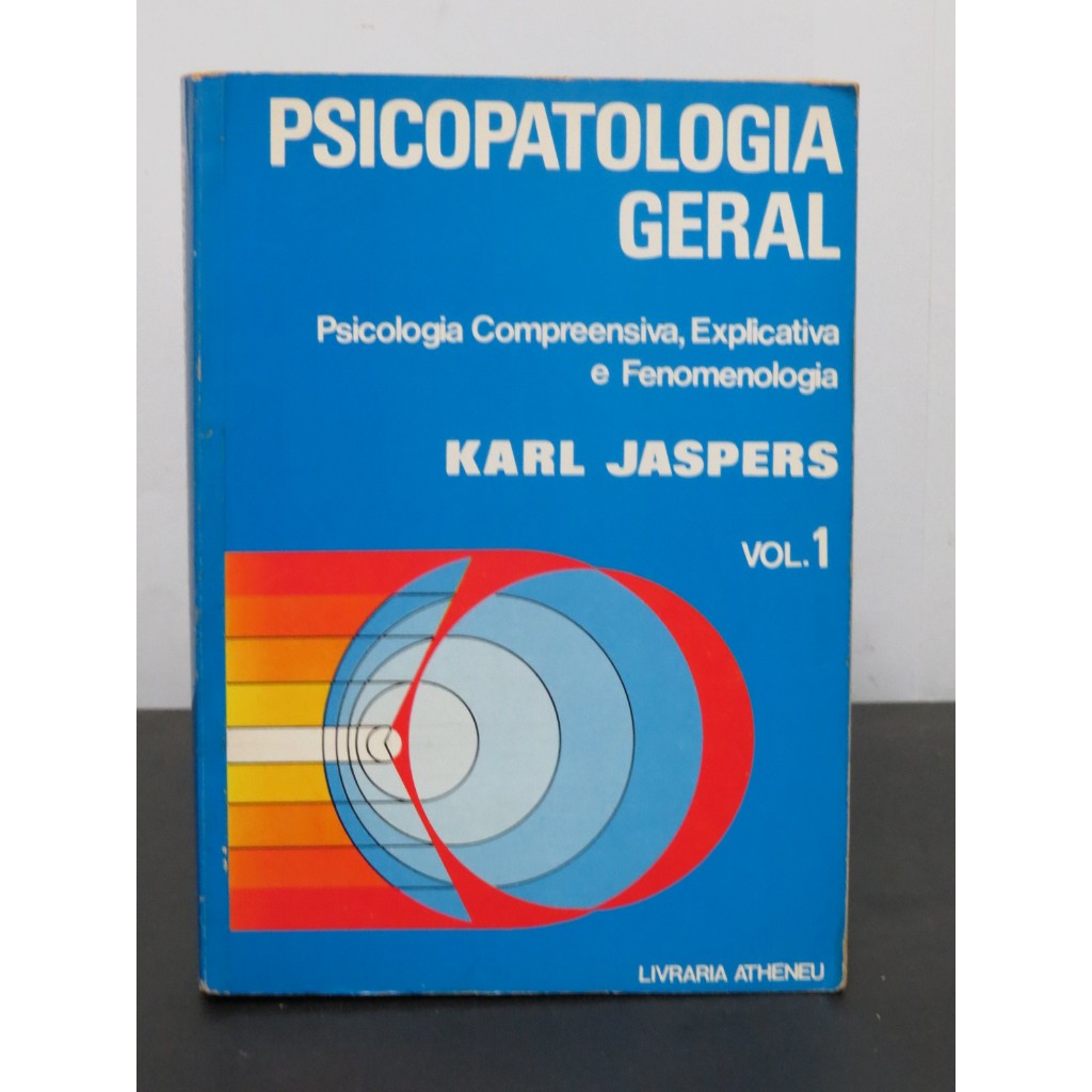 LIVRO PSICOPATOLOGIA GERAL KARL JASPERS VOLUME 1 | Shopee Brasil