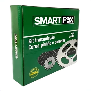Kit Relação transmissão Completo Com Retentor Titan Fan 125 2014 Até 2018 ( Aço 1045 )