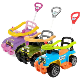 Carrinho Passeio Infantil Pedal Apoio Pé haste Empurrador Jip Jip Maral Brinquedos
