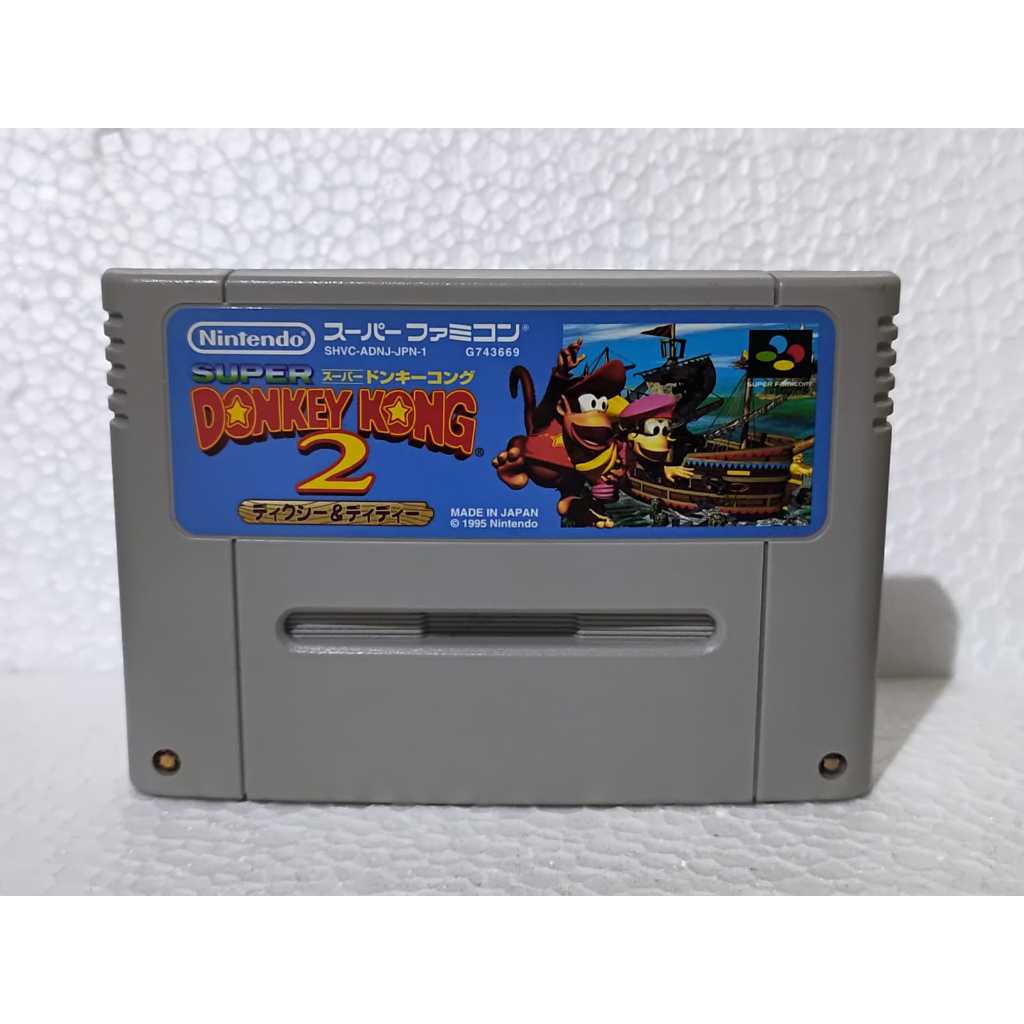 Donkey Kong 2 Super Famicom Nintendo Snes Original | Shopee Brasil