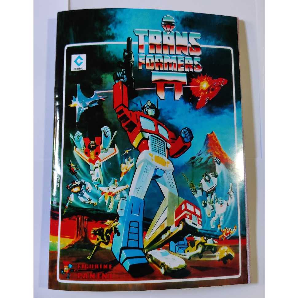 Álbum Transformers 1986 - Cedibra | Shopee Brasil