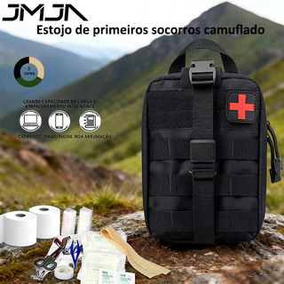 JMJN Bolsa Tática de Emergência Médica – Organizador para Kit de Primeiros Socorros Portátil