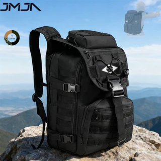 JMJN Mochila Tática 35L com Espaço de Notebook Camping Reforçada Espaçosa