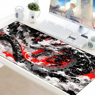 Mouse Pad Para Gamers Tapete de Mesa Vários Modelos Dragão e Samuray e Tamanhos