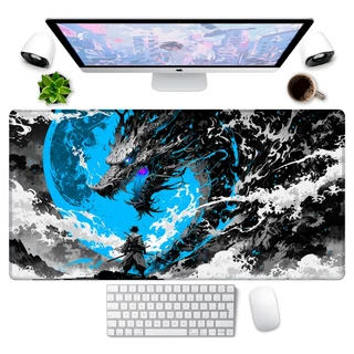 Mouse Pad Gamer Modelos Dragão Oriental Samuray Modernos Vários Tamanhos