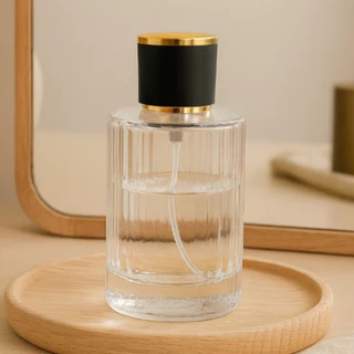 Frasco Perfume de Vidro 100ml Luxo com Válvula Spray