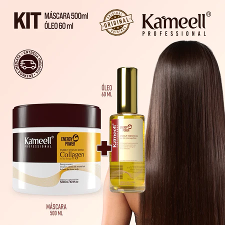 Kit Kameell Máscara 500g + Óleo 50ml