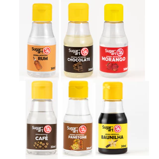 Aroma Essência Artificial 30ml Sugar Art Para Bolos Confeitaria Doces Pães Cozinha Comestível Sabor