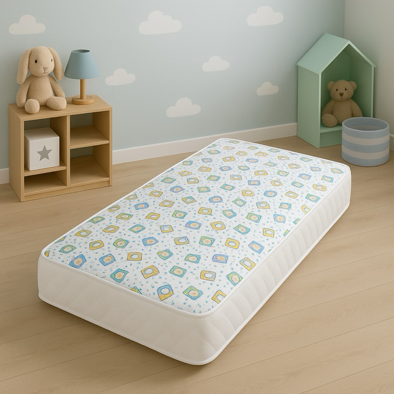 Colchão Infantil 150x70 Mini Cama Impermeável Seguro e Macio