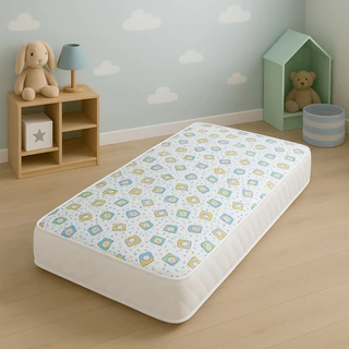 Colchão Infantil 150x70 Mini Cama Impermeável Seguro e Macio
