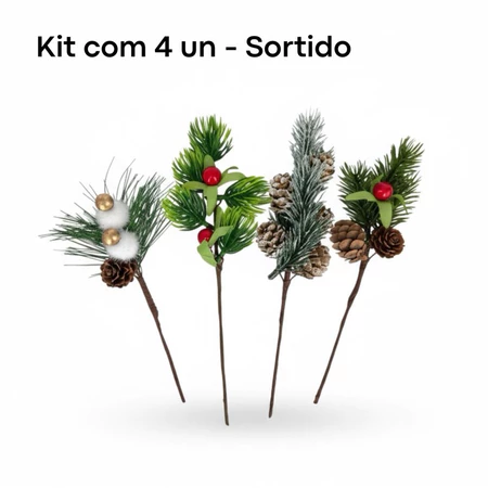 Kit enfeites de natal decoração natal sortido