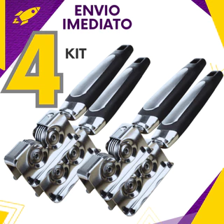Pacote 4 Amolador Afiador Facas Tesouras Canivete Facão Aço Metal Profissional Cabo Ergonômico em Oferta na Shopee
