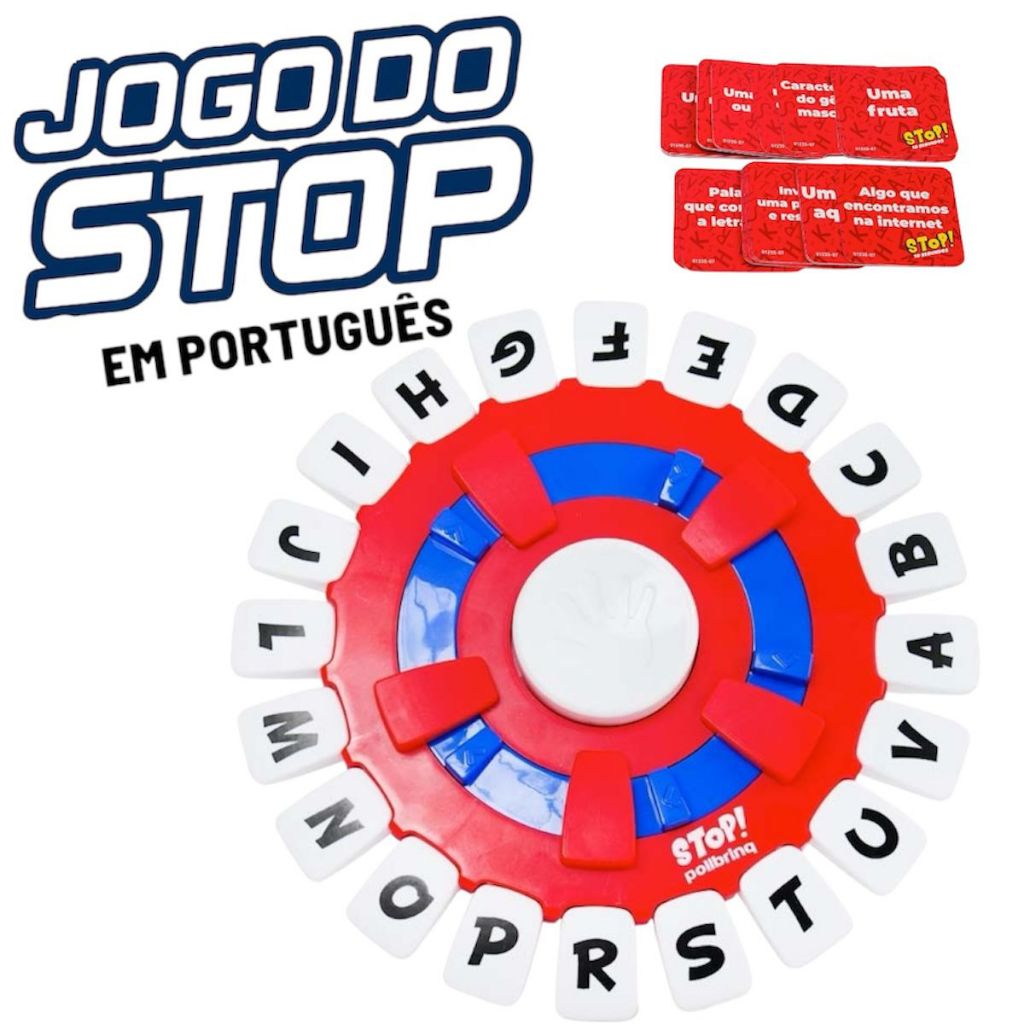 Jogo Stop Em Português Com Temporizador Moderno Jogo Tecla Letras ...