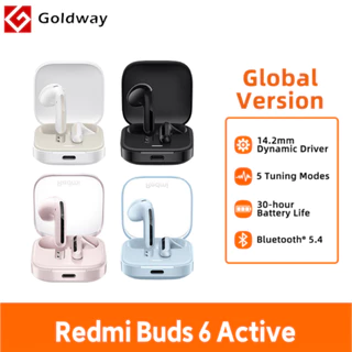 ⚡Fone de Ouvido Redmi Buds 6 Active Som Imersivo Cancelamento de Ruído e Resistência à Água (IPX4)
