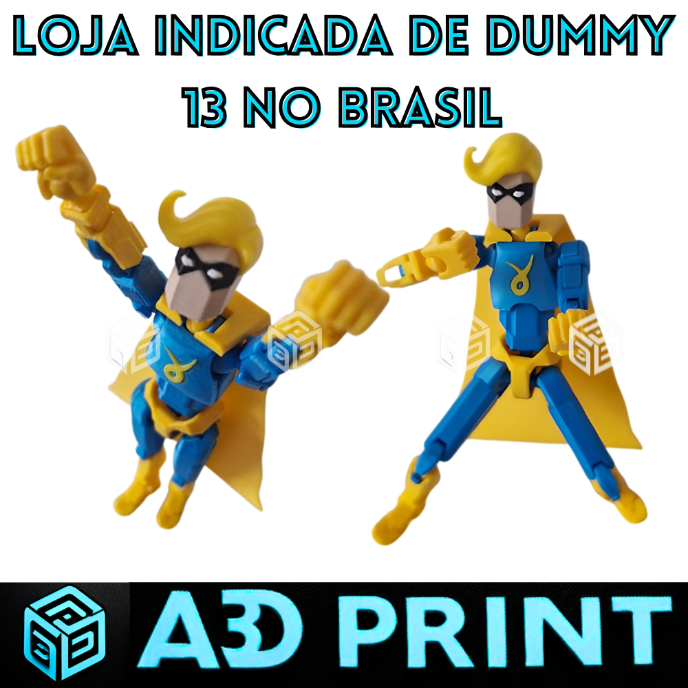 Gamma Jack Invenciveis - Dummy 13 Totalmente Articulado Boneco Brinquedo Edição Limitada
