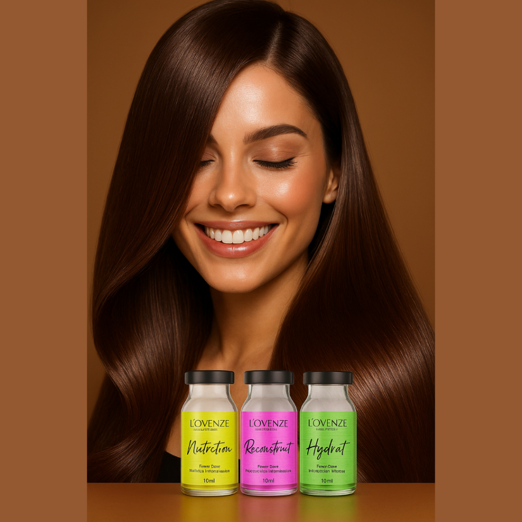 Kit Cronograma Capilar Lovenze Profissional - Hidratação, Nutrição