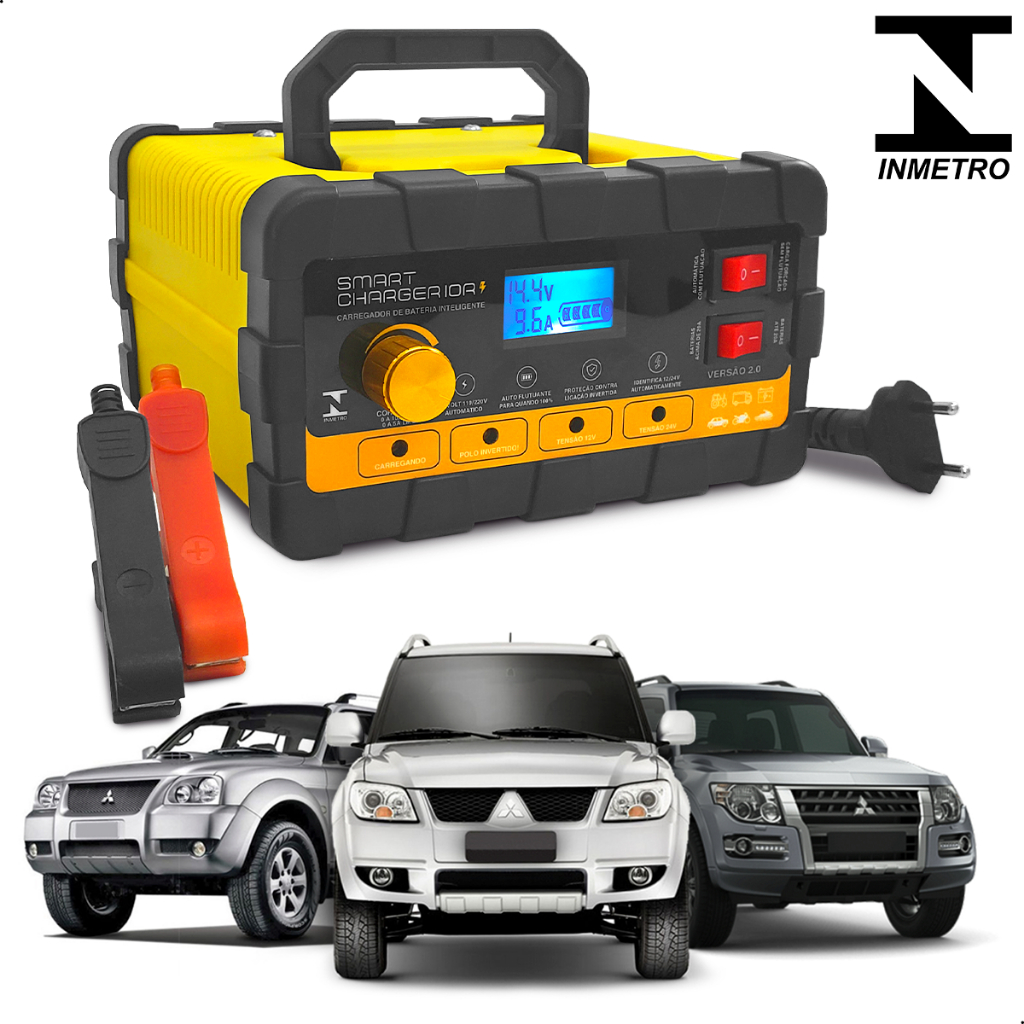 Carregador De Bateria Automotiva Estacionária 12/24v Nobreak | Shopee ...