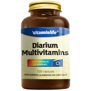 Diarium Multivitamins (13 Vit e 10 Min) 120 Cápsulas- Vitaminlife