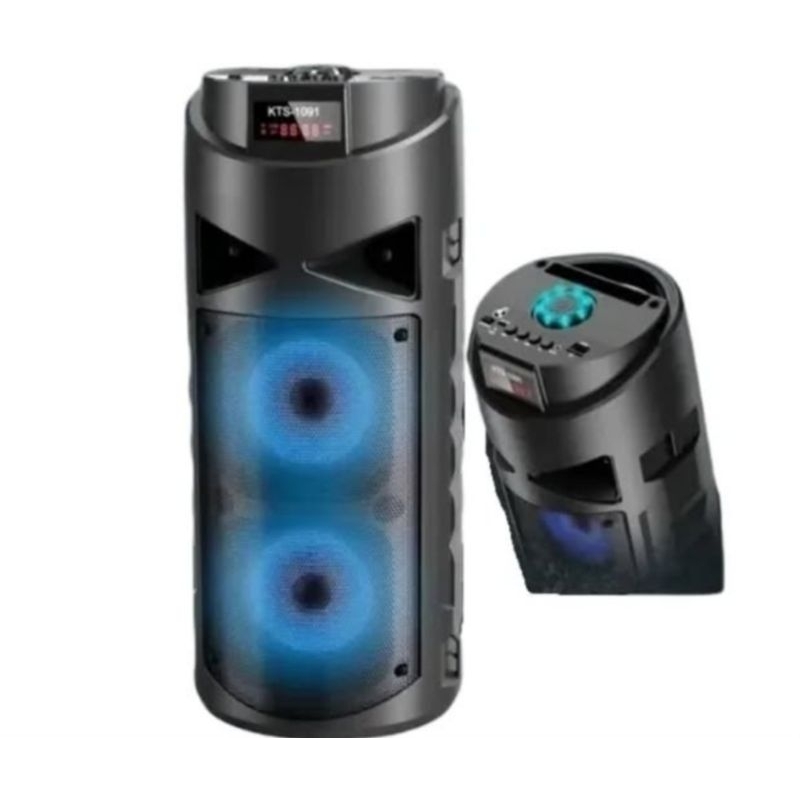 super Caixa de som potente amplificada com entrada microfone e controle ...