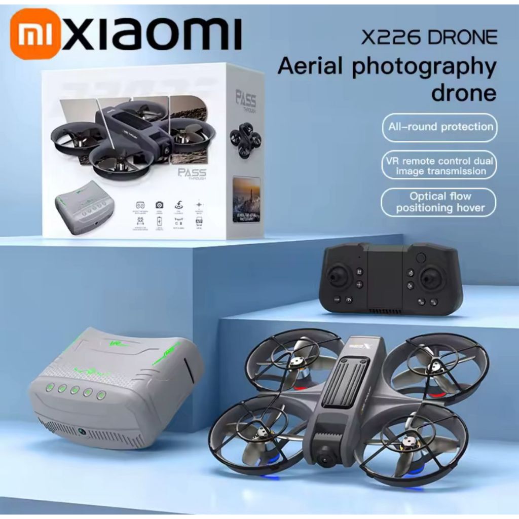 Drone profissional Xiaomi X226 4K com óculos VR