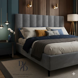 - CABECEIRA DE CAMA BOX CASAL ADESIVA 60X20 - Renove Seu Quarto com Estilo! ENVIO IMEDIATO
