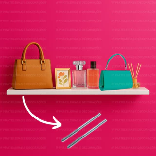 Prateleiras Mdf 80x10 Suporte Invisível - Decoração em Oferta na Shopee