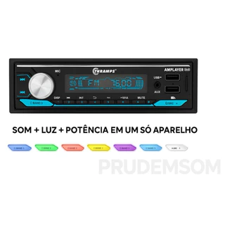 APARELHO TARAMPS AMPLAYER G2 MP3 USB BLUETOOTH RADIO FM 4x100W RMS