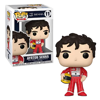 Funko Pop Genérico Ayrton Senna Boneco de Vinil Corrida Formula 1 Automobilismo F1