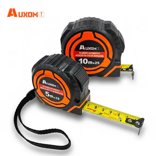 AUXOM Trena Profissional 10 Metros x 25mm – Autotrava, Aço Inoxidável,Alta Precisão