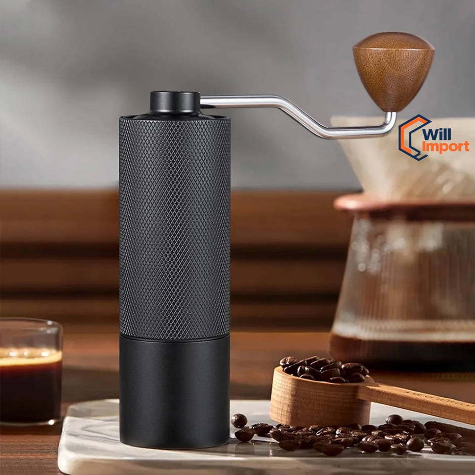 Moedor De Café Manual Em Aço Inox E Com Ajuste De Moagem Por