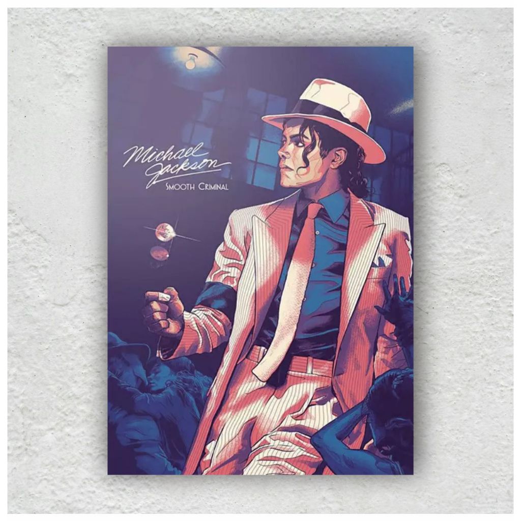 Placa Decorativa / Michael Jackson (25x18cm) - MJ07 | Shopee Brasil