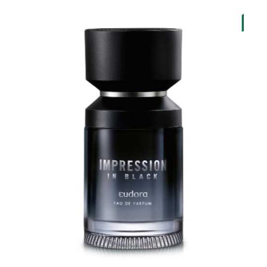 Perfume Masculino Impression In Black Eua De Parfum 100ml (Eudora Original) em Oferta na Shopee