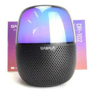 Caixa De Som Bluetooth Portatil Com Luz Led Sabala Dr-102 em Oferta na Shopee