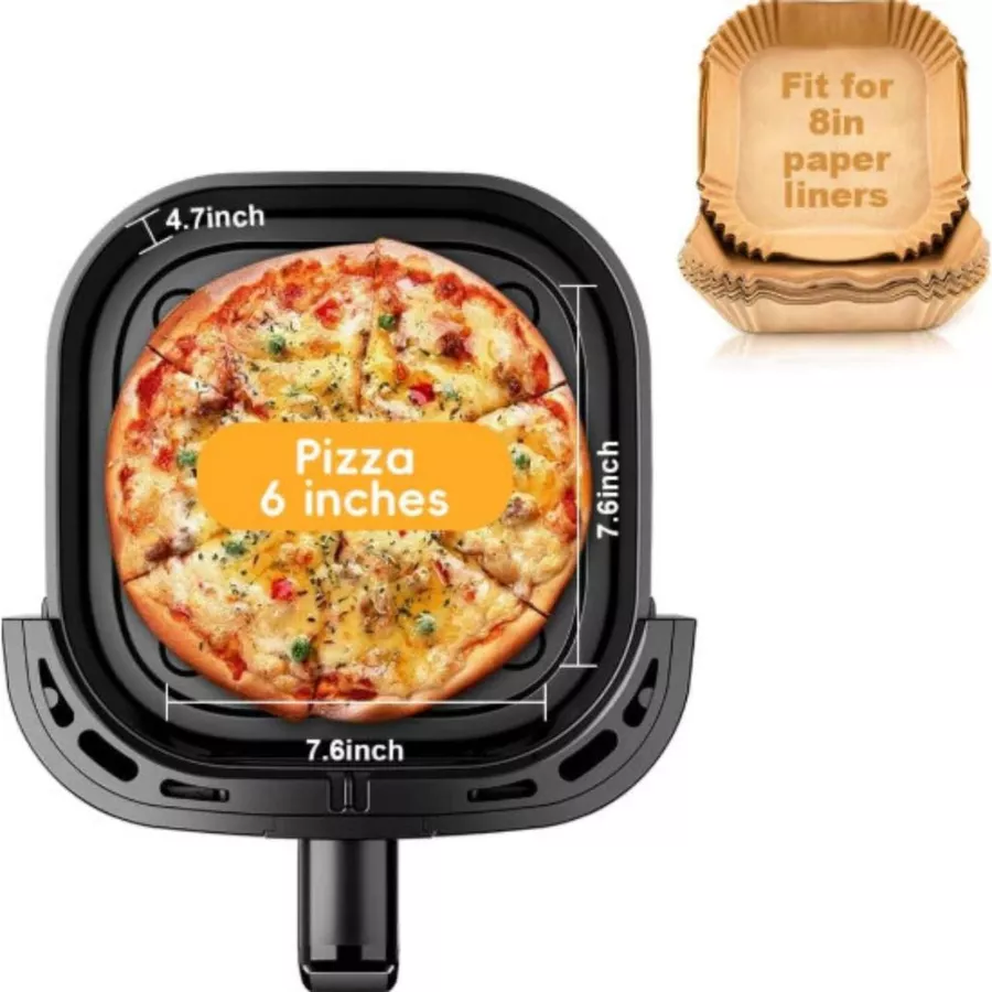 Air Fryer 6.5L / Forno Elétrico 3 em 1 Fritadeira Elétrica Air Fryer Botão Air Fryer Coibeu 110V — foto 4