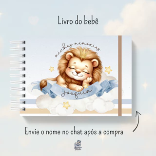 Livro do Bebê - Leãozinho - Registro de Memórias e Desenvolvimento
