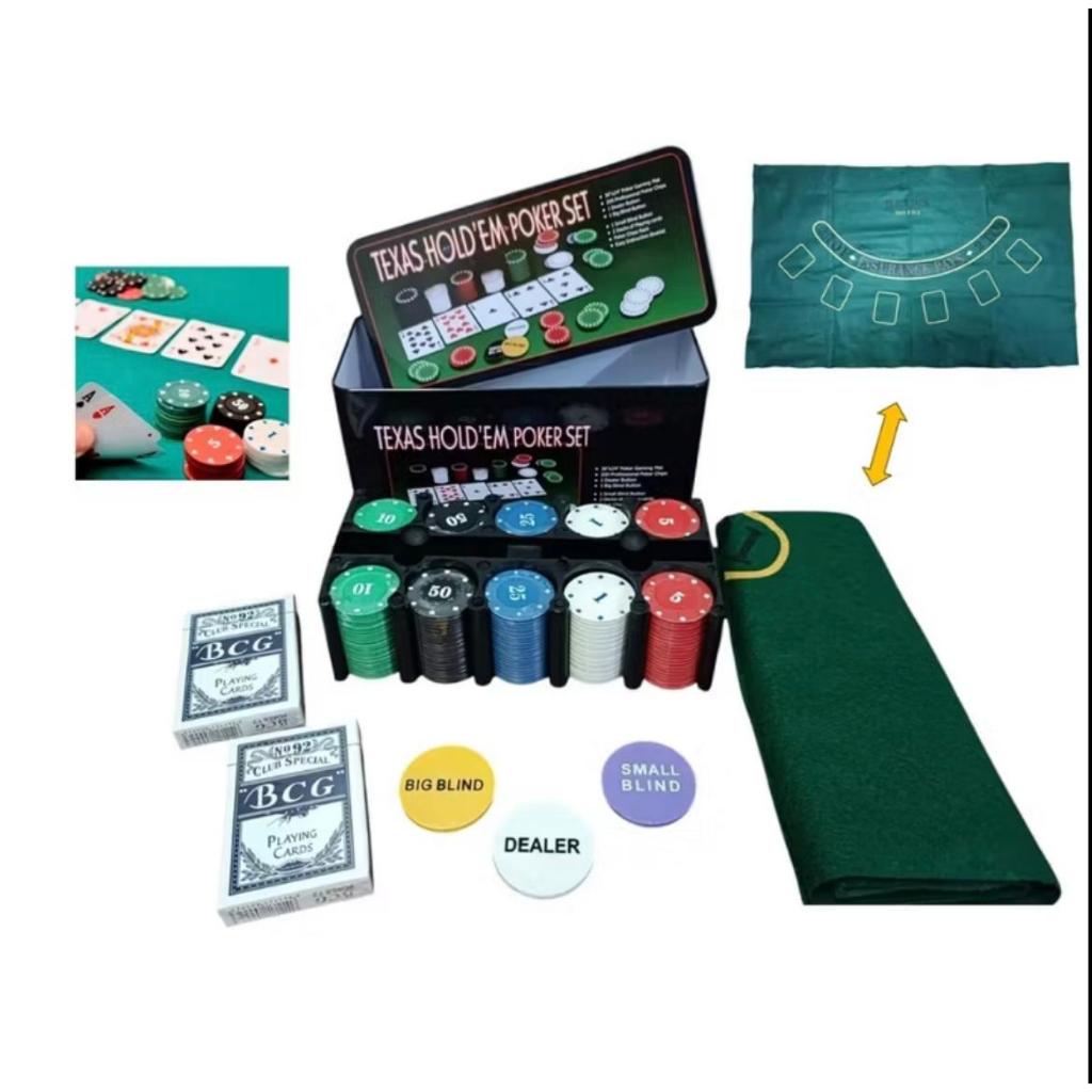 kit poker 200 fichas numeradas profissional completo na lata baralhos e ...