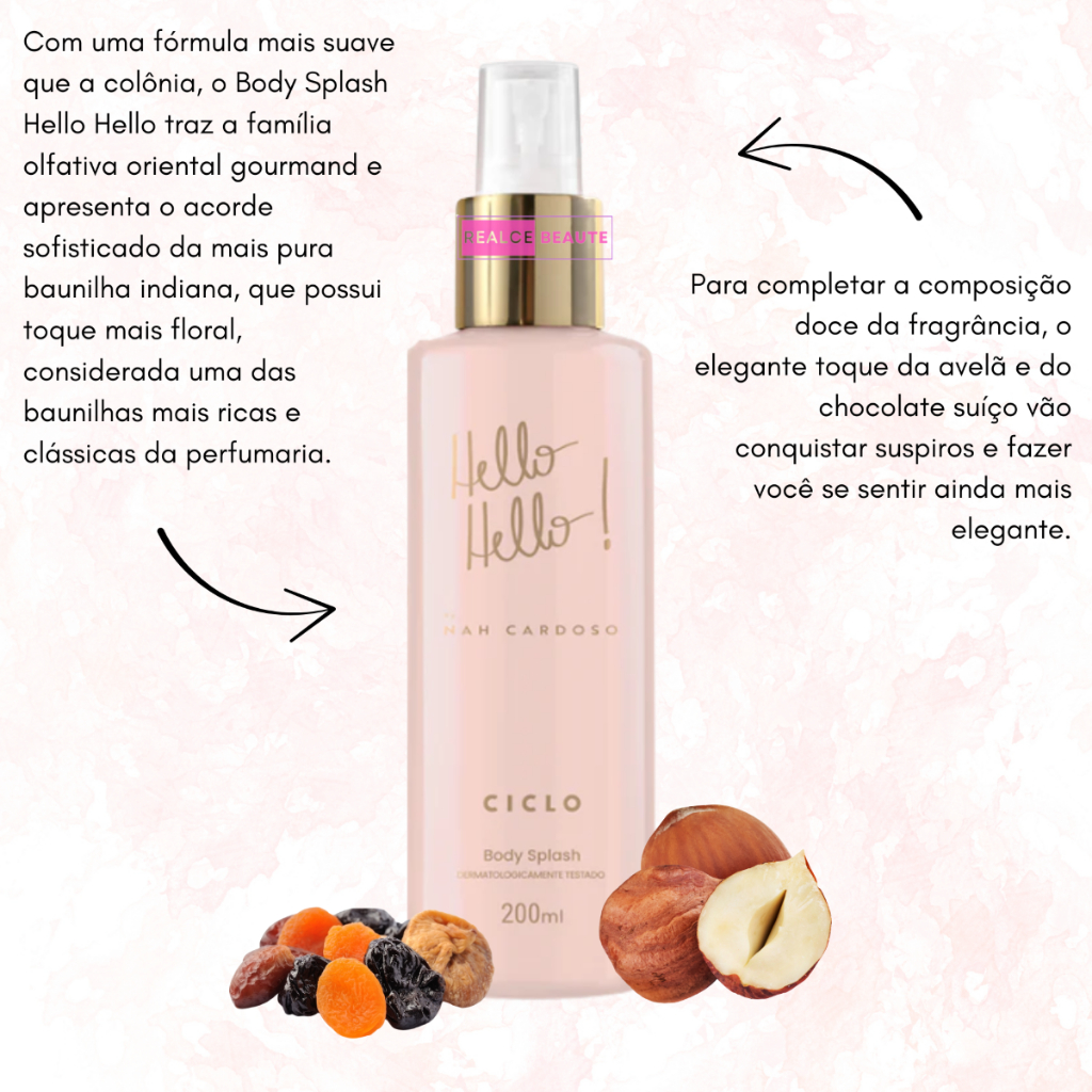Body Splash Ciclo - Hello Hello / 200ml | Shopee Brasil