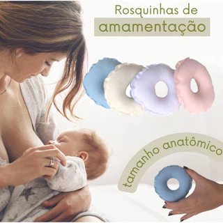 Kits Rosquinha de Amamentação 100% algodão 4 unidades 2 pares em Oferta na Shopee