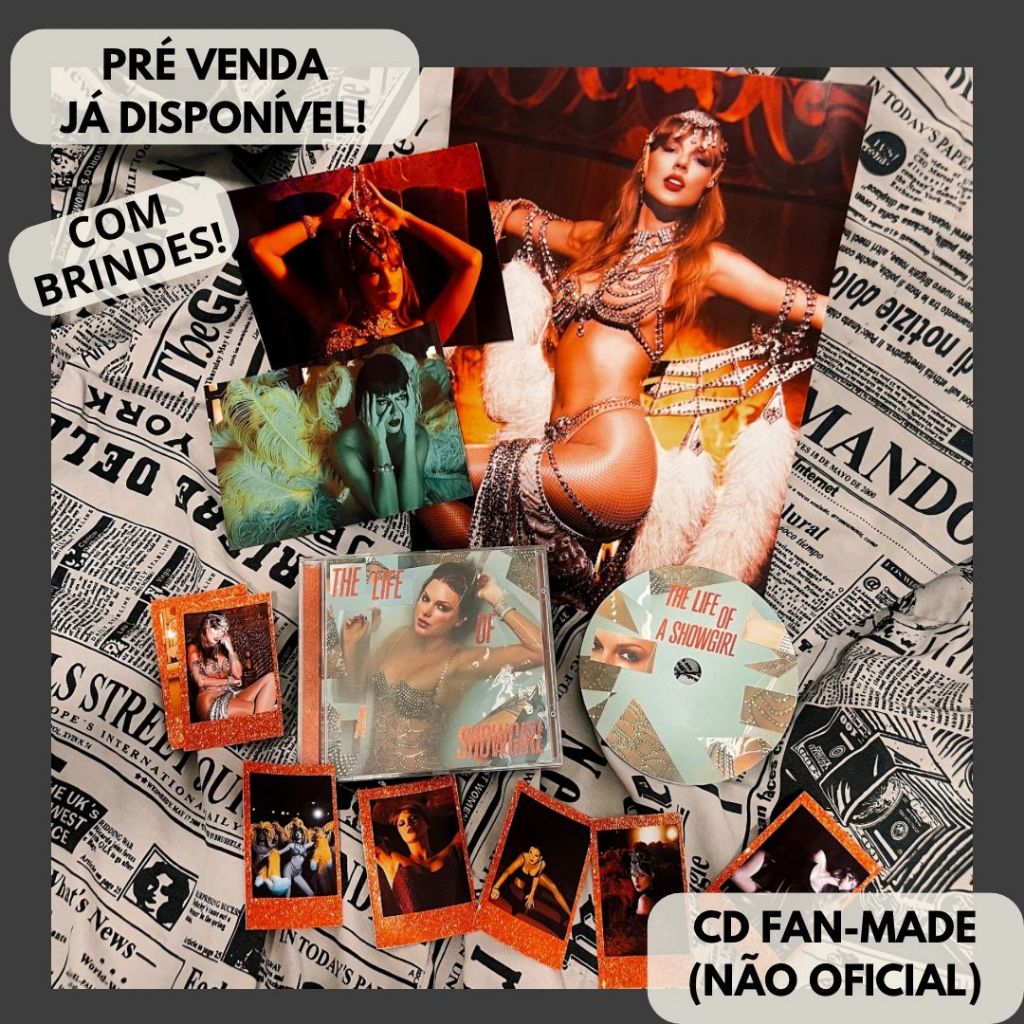 Taylor Swift - CD The Life Of A Showgirl [PRÉ-VENDA C/ BRINDES