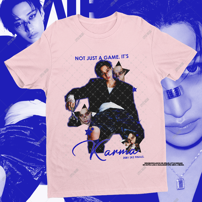 StrayKids KARMAユニフォームTシャツ/BangChan Camiseta SKZ BangChan Karma - 100% ALGODÃO | Shopee Brasil