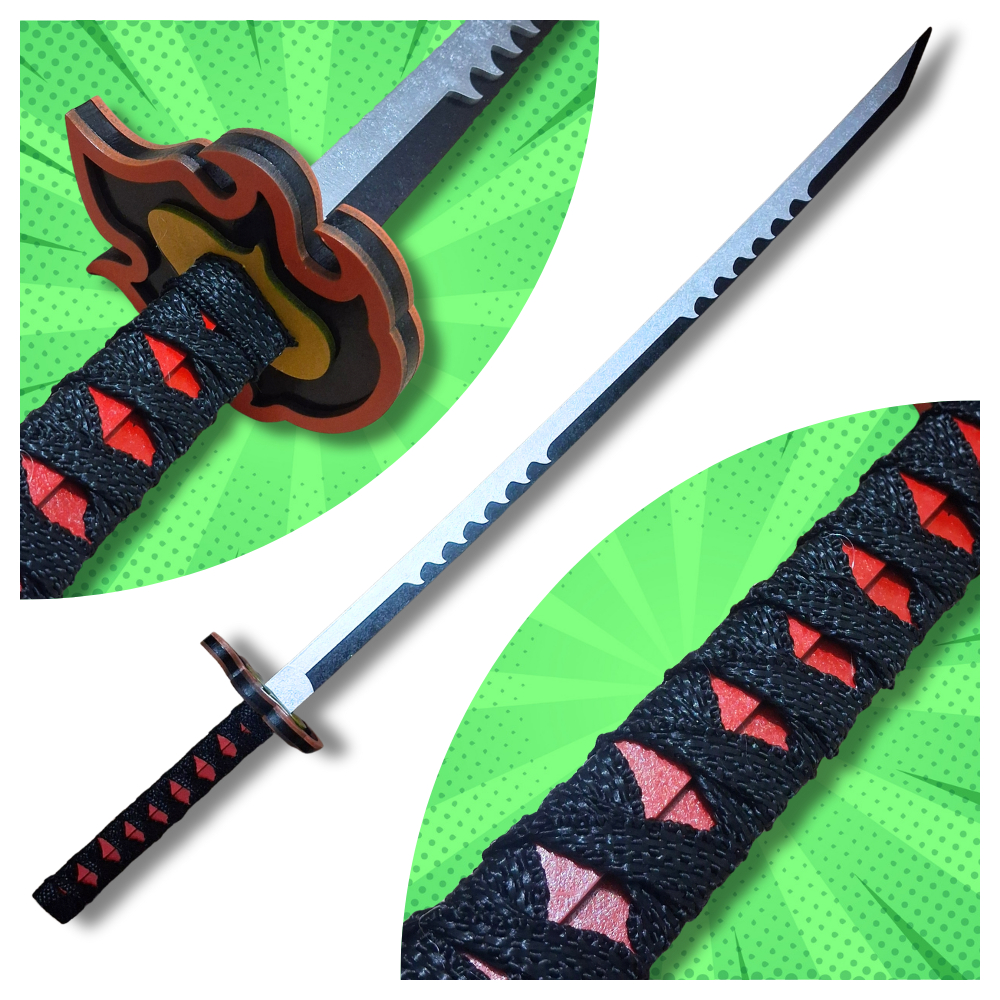 Espada Katana Demon Slayer Rengoku Tanjiro Nova | Shopee Brasil