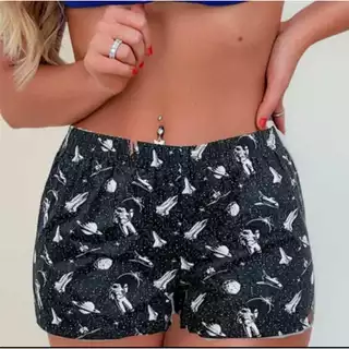 Kit Short Feminino Samba Canção Feminino Short Malha Fria Pijama Dormir Feminino em Oferta na Shopee