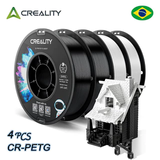 4pcs de filamento para impressora 3D Creality CR-PETG 1,75 mm 1 kg consumíveis para impressão 3D