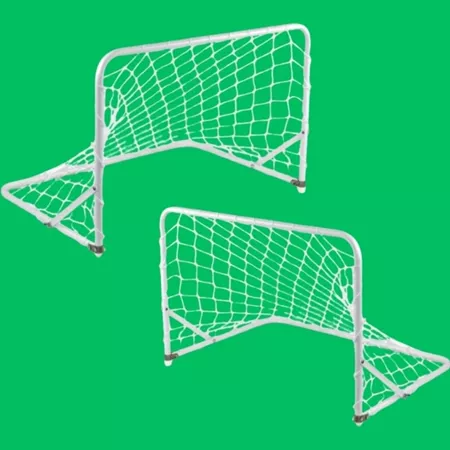 2 traves de gol de futebol infantil de ferro 66 x 45 cm p golzinho sagtoys