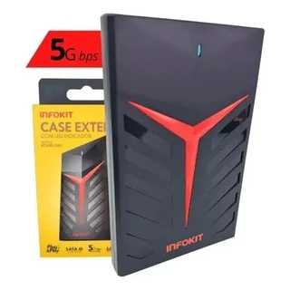 HD Externo 1tb Usb 3.0 P Ps4 Ps5 Xbox One Series S E X Infokit Preto