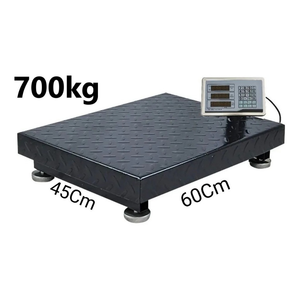 Balança de plataforma painel digital 700kg sem mastro | Shopee Brasil
