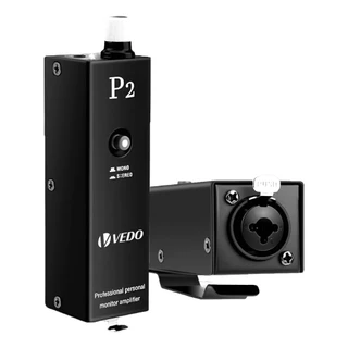 VEDO Amplificador Fone Ouvido VD-P2 Interface Áudio Xlr 3,5mm Com Controle De Volume