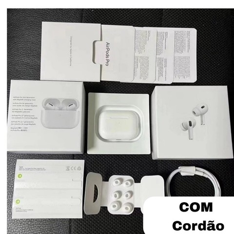 【Original】Fone de Ouvido Sem Fio Airpods PRO3 4 5 6 7Com Cancelamento De Ruído Bluetooth Pop-Up para iOS Android — foto 1 — Achou Levou Brasil