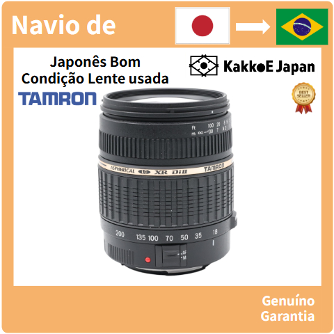 Lente zoom de alta potência TAMRON AF18-200mm F3.5-6.3 XR DiII