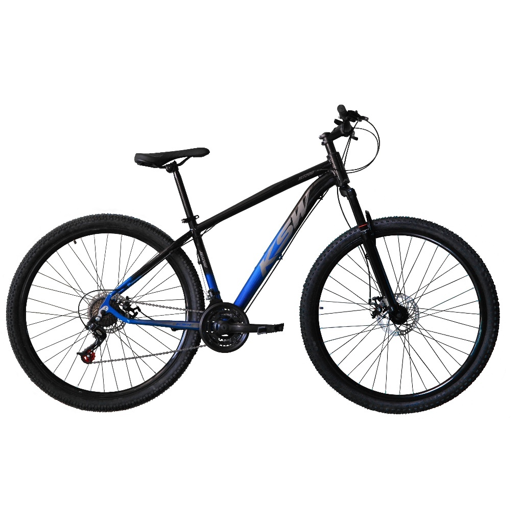 Bike KSW Bicolor XLT Aro 29 Alumínio 27v Freio a Disco Mecânico K7